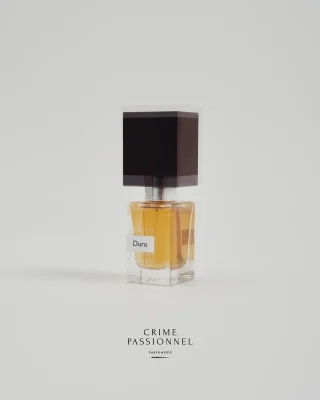 This bottle of perfume is part of the project Nasomatto. The fragrance aims to enhance all the manifestations of male strength.

It’s hard to be a Man.
It takes courage and no fear to be strong.

Duro is a hypnotic scent that enhances all the manifestations of strength. The idea of pure masculinity, male sexual power and durability is captured in this bottle of a fragrance.

📷 @tobiashoffmannn 

#crimepassionnel #copenhagen #nicheperfume #boutique #perfumeboutique #nasomatto #duro