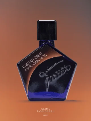 New Arrival!Air du Désert Marocain Noir is not a reinterpretation of the original, but a continuation, a deeper and darker step into the same story. I wanted to create a perfume that captures the experience of walking into the desert at night. When the sun is gone, but the stones and boulders still radiate the heat of the day. The horizon is black and empty and there are no mountains, no trees, just a line where sand kisses sky. It is a sinister, peaceful environment, dark and deep.I imagined this elixir as the scent of a walk into this desert at night.I imagined the warmth of the night. Besides many smaller changes, at the heart of Air du Désert Marocain Noir I have intensified the cistus and the resinous warmth. The amber is drier, more expansive, vast like the night. The perfume is richer, deeper, with strength and with 30% concentration this elixir feels unending.And then, there are the stars. I imagined their cold, distant, blinking shine. I added more sparkling citrus notes to the perfume formula of Air du Désert Marocain Noir,  from bergamot to lemon to petitgrain , to evoke their shimmer, a sharp brilliance that contrasts the depth of the fragrance and adds a fresh airiness.When I created this elixir, I wanted to capture that feeling: experiencing a desert night that is simply beautiful.Air du Désert Marocain Noir is my invitation to perfume lovers: To walk further into the night.📷 @tobiashoffmannn #crimepassionnel #nicheperfume #boutique #copenhagen #perfumeboutique #andytauer #lairdudesertmarocainnoir