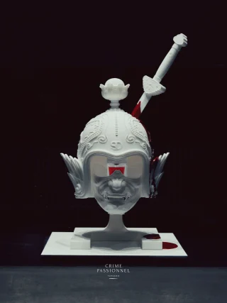 Lü Bu, the famous warrior from the end of the Han dynasty, is a mythical figure – both feared and admired. His essence is expressed through raw strength, unstable loyalty, and a charismatic aura.

More than glory and power, Lü Bu speaks of sacrifice and remembrance. A fragrance like a vow. Not one that tries to please, but one that chooses you – the way a weapon belongs to its warrior.

Like an olfactory scar, the scent strikes sharp and metallic – opening with a vivid, tannic clove, trailing the bitterness of blood still warm on a blade. When the heart beats louder – between the first blow and the silence – a slip of burning Armenian paper flickers like a forgotten altar, while iris, noble and powdery, murmurs the solitude of the hero.

📷 @tobiashoffmannn 

#crimepassionnel #nicheperfume #perfumeboutique #soradora #lubu